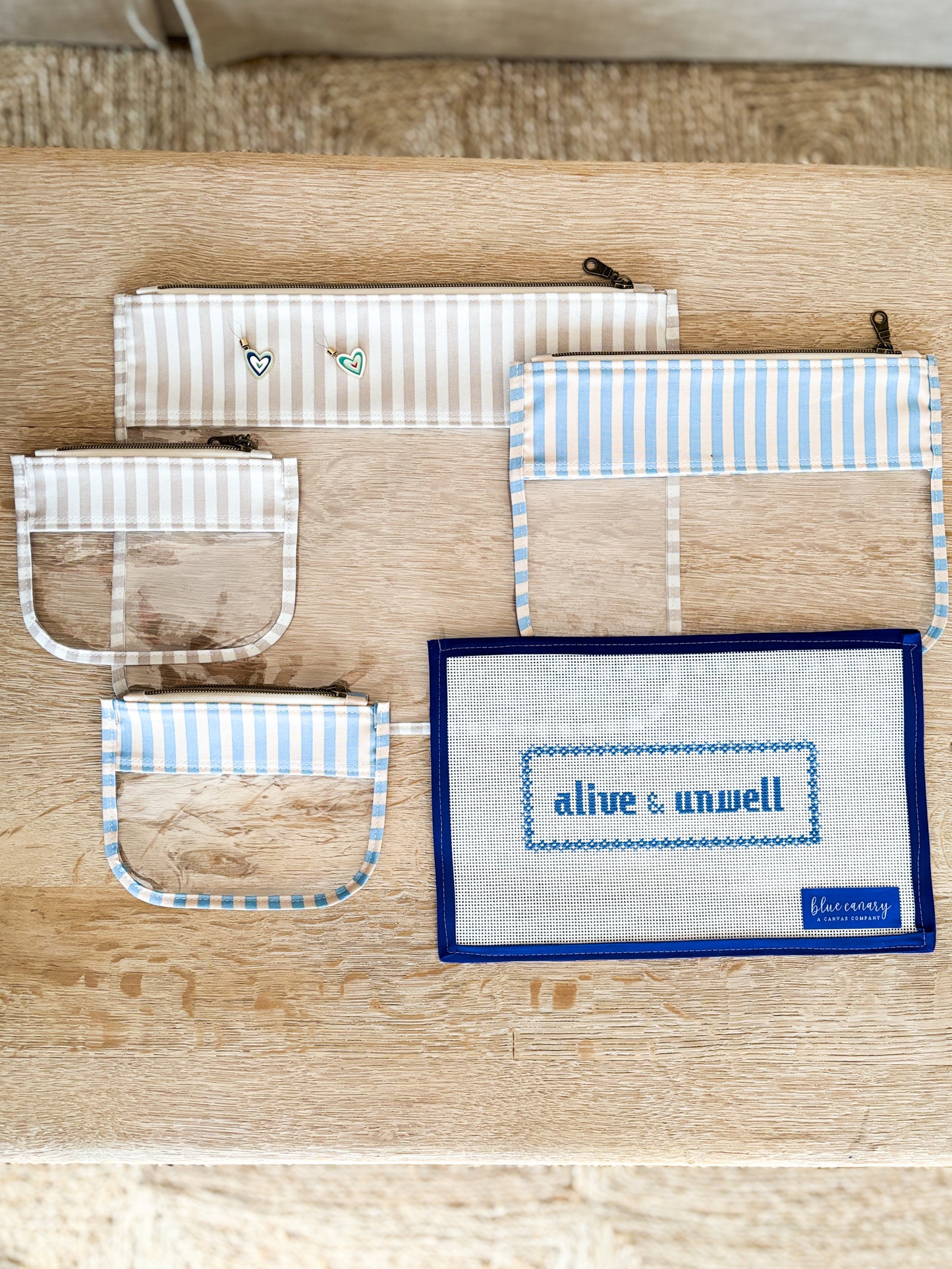 Clear Vinyl Project Bags