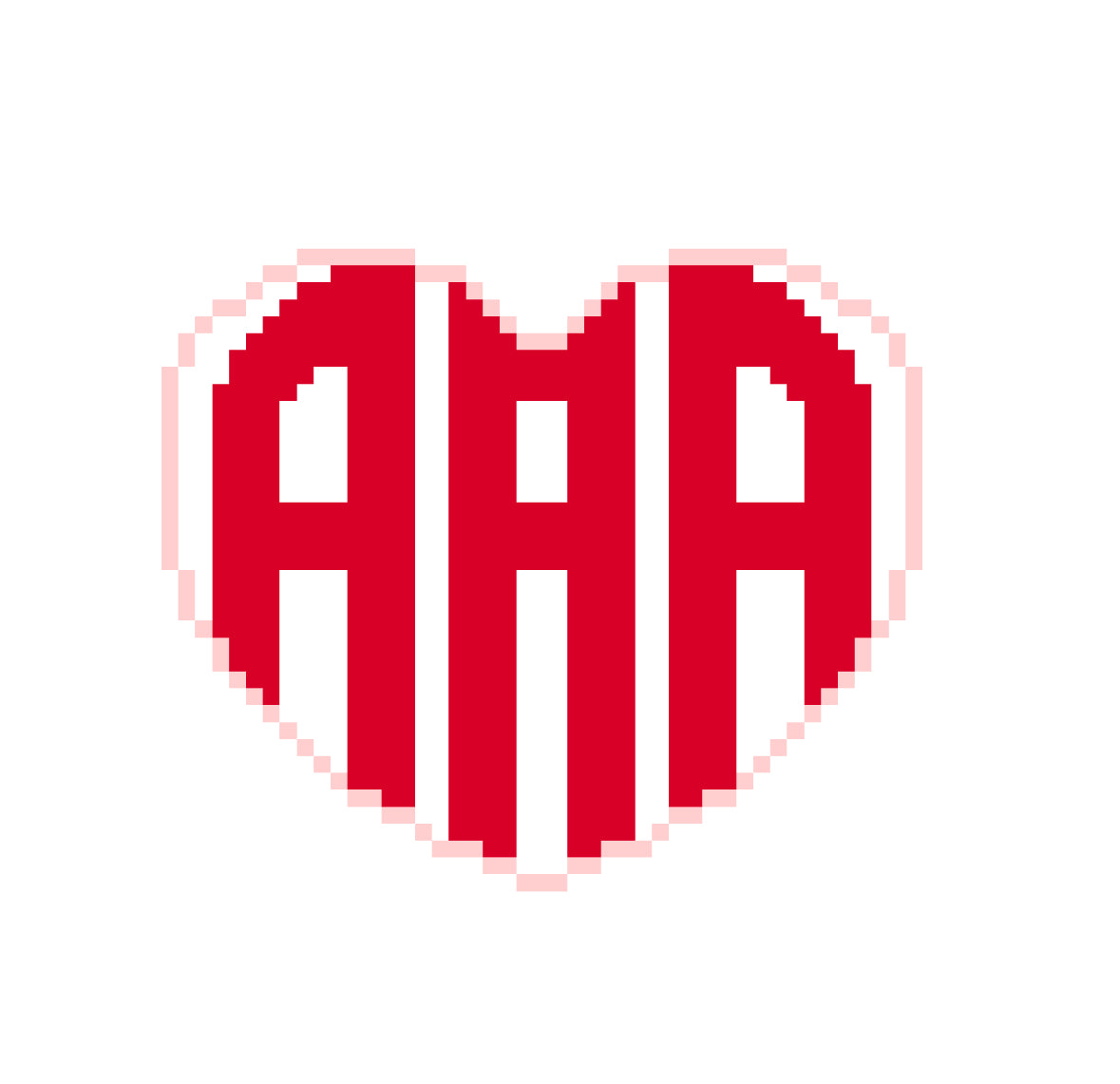 CHART - heart monogram
