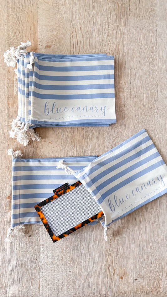 Blue Canary Drawstring Sleeping Bag (aka dust bag)