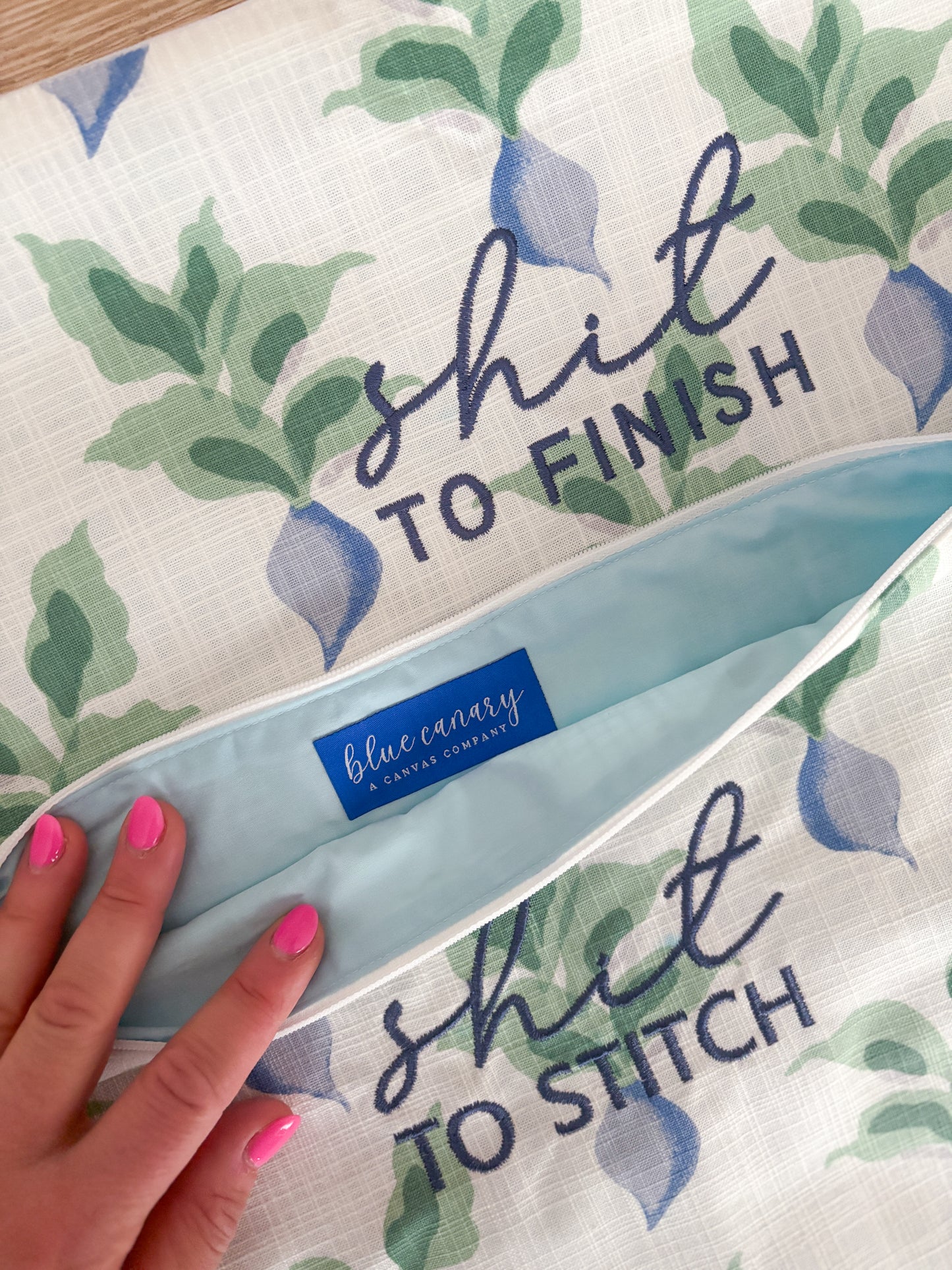 Project Bags in Blue Radish