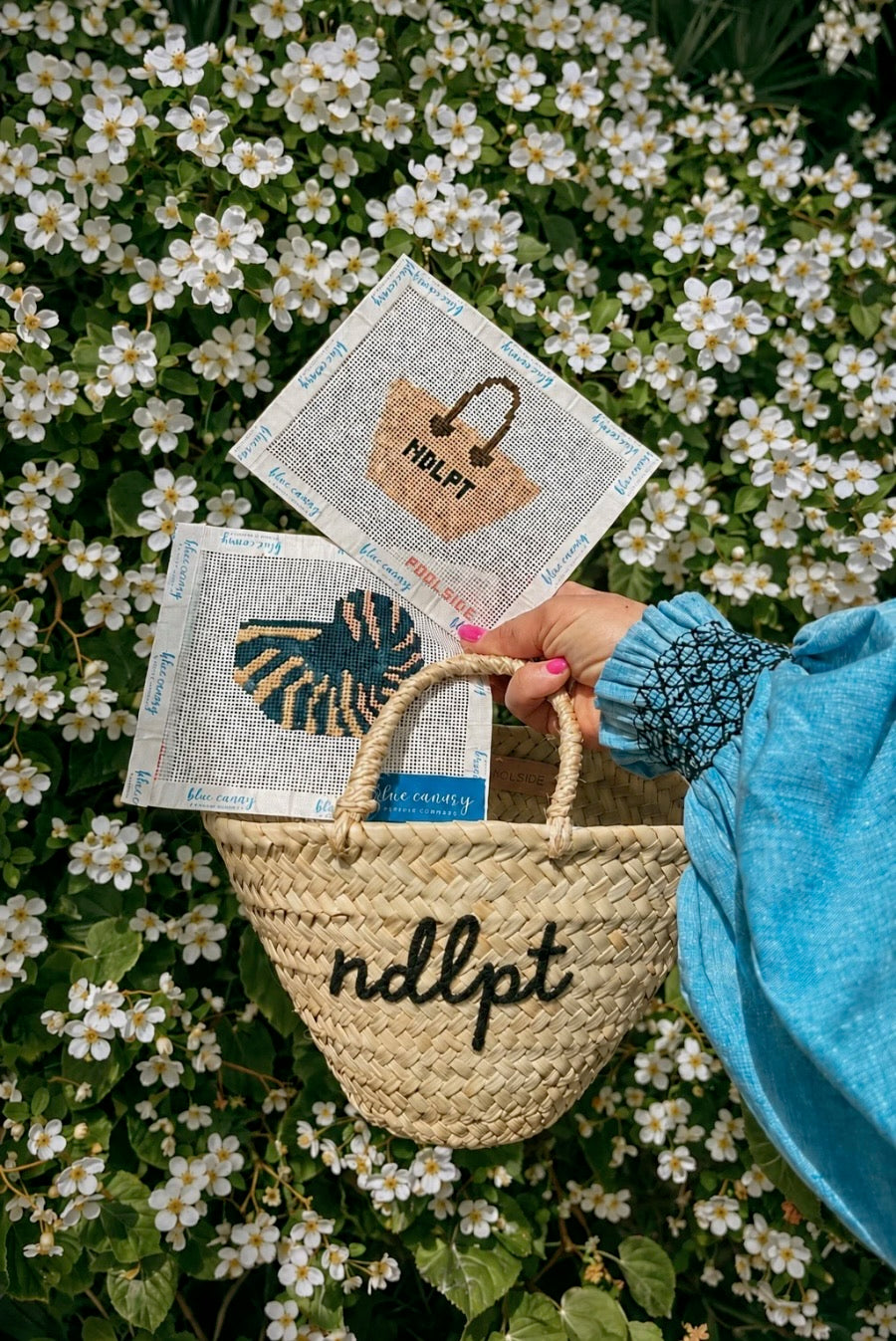 BCC x POOLSIDE key fob SUMMER canvas