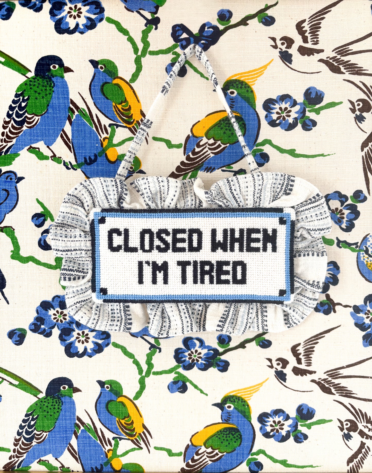 closed when I’m tired CANVAS