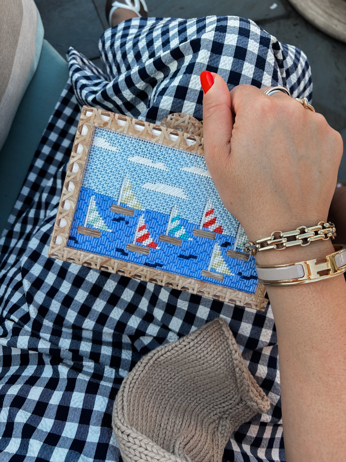 August Artist Series for the𝗡𝗗𝗟𝗣𝗧bag™ acrylic clutch