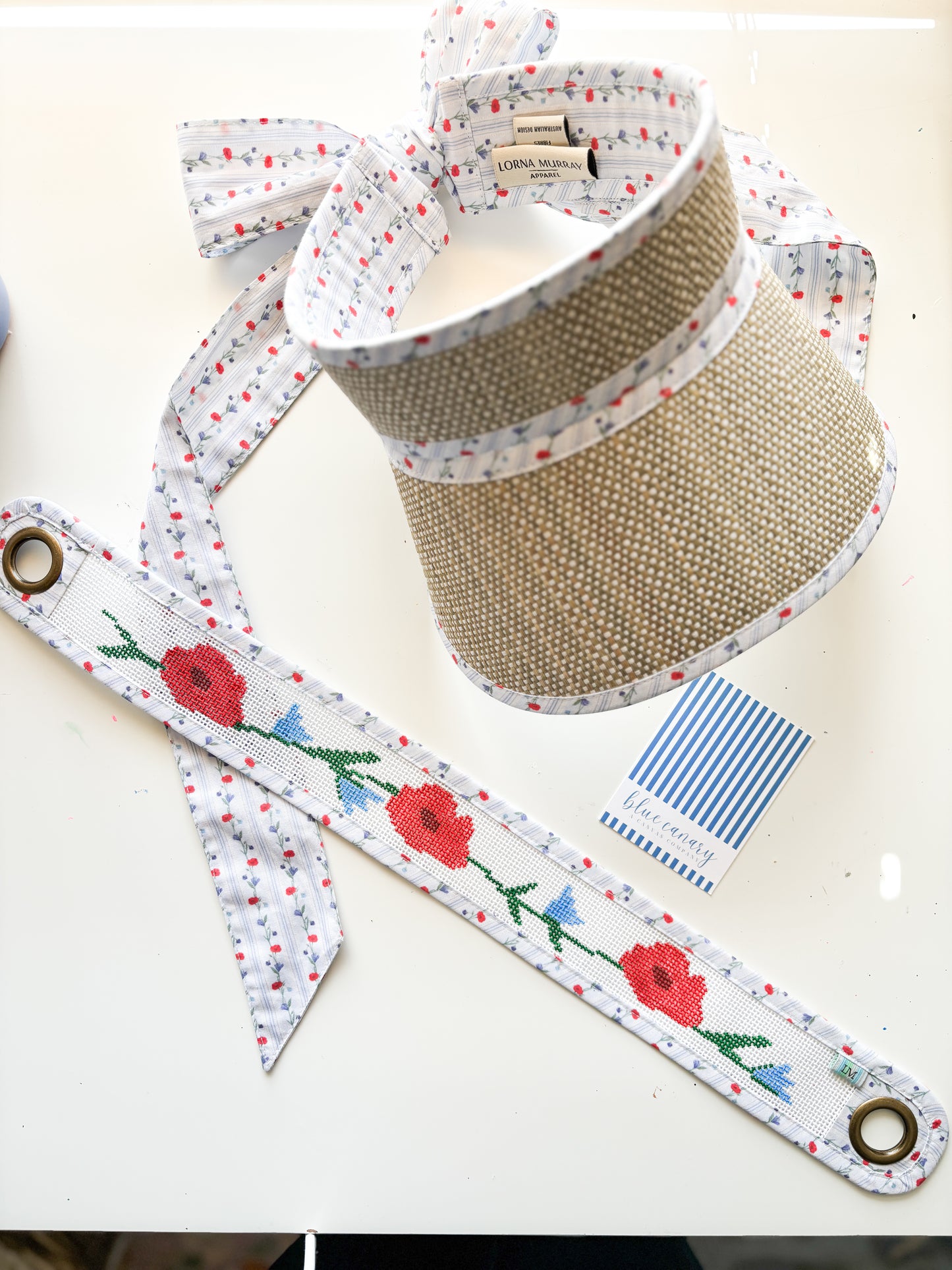 BCC x Lorna Murray Comporta Visor with stitchable hatband