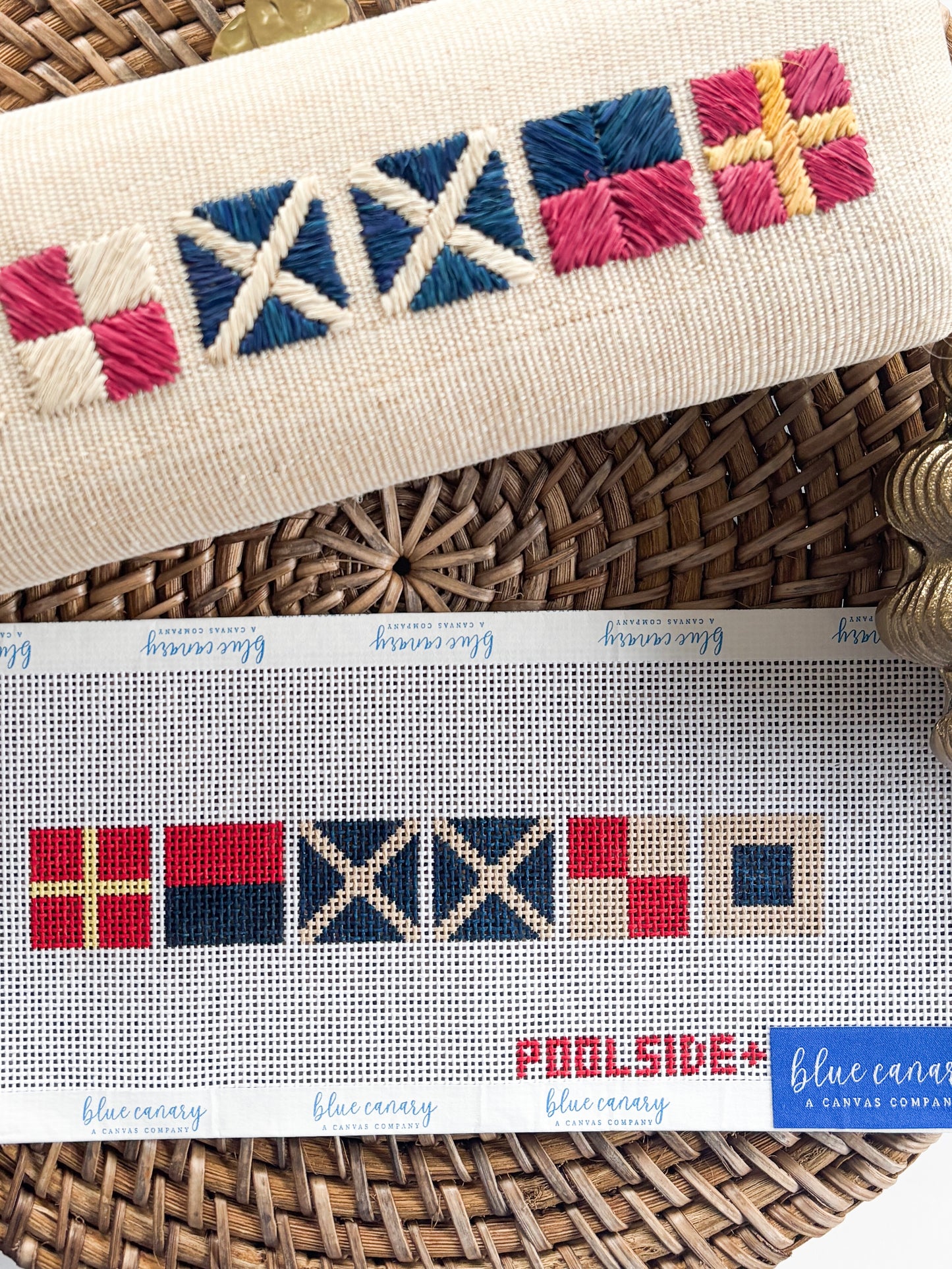 BCC x POOLSIDE key fob SUMMER canvas