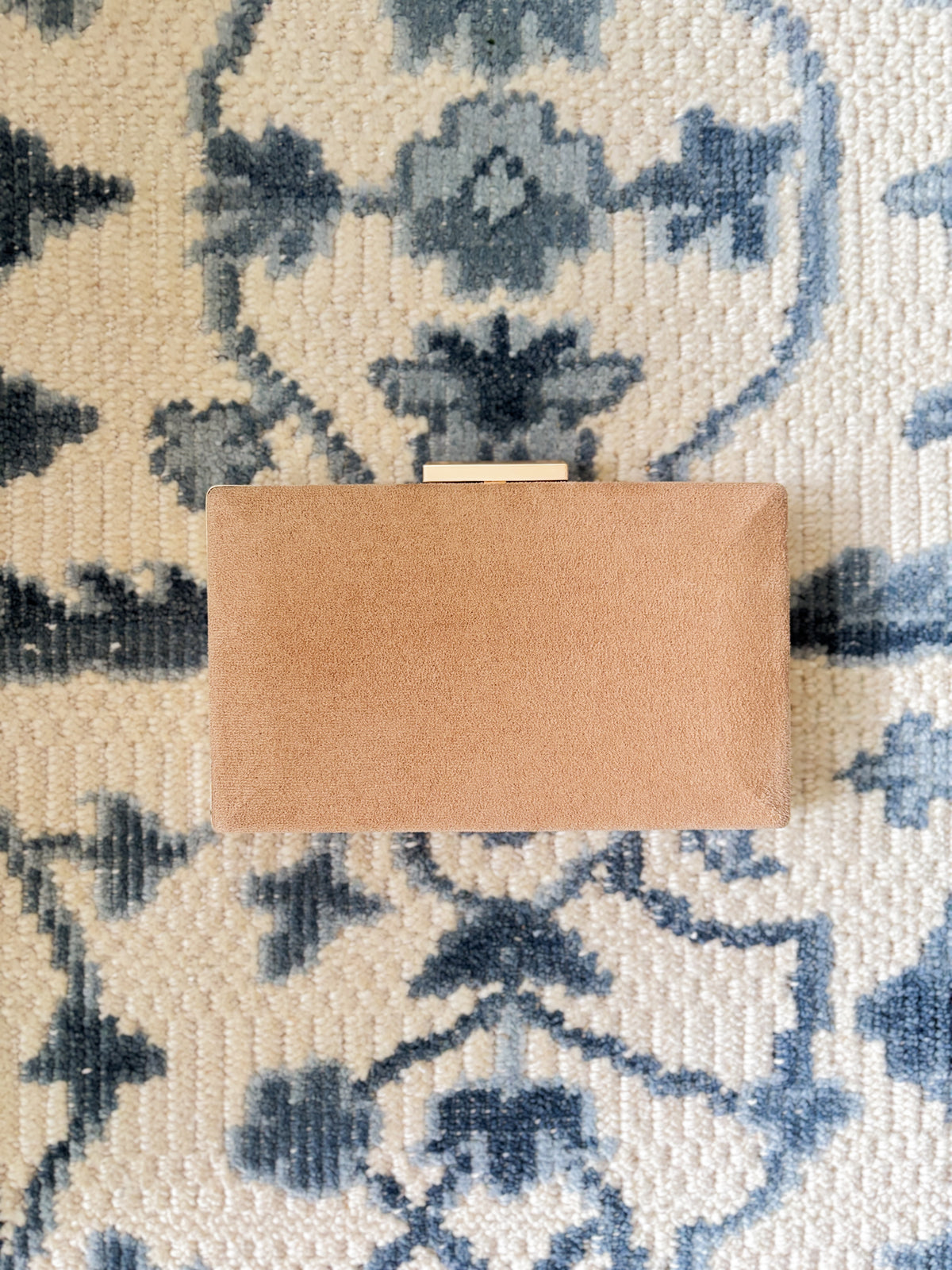 the𝗡𝗗𝗟𝗣𝗧bag™️ suede clutch with painted monogram