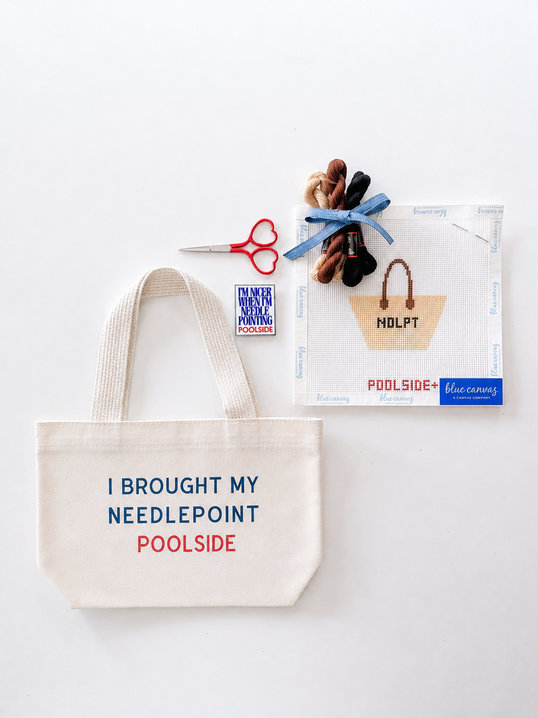 BCC x POOLSIDE needlepoint kit