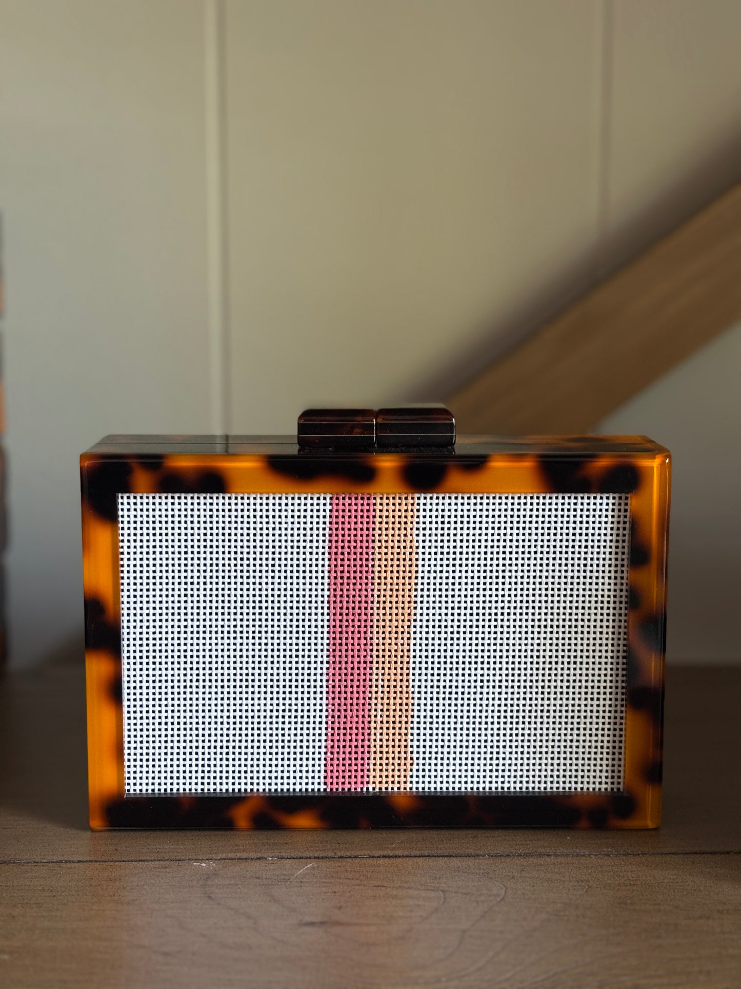 the𝗡𝗗𝗟𝗣𝗧bag™ acrylic clutch PAINTED as-is