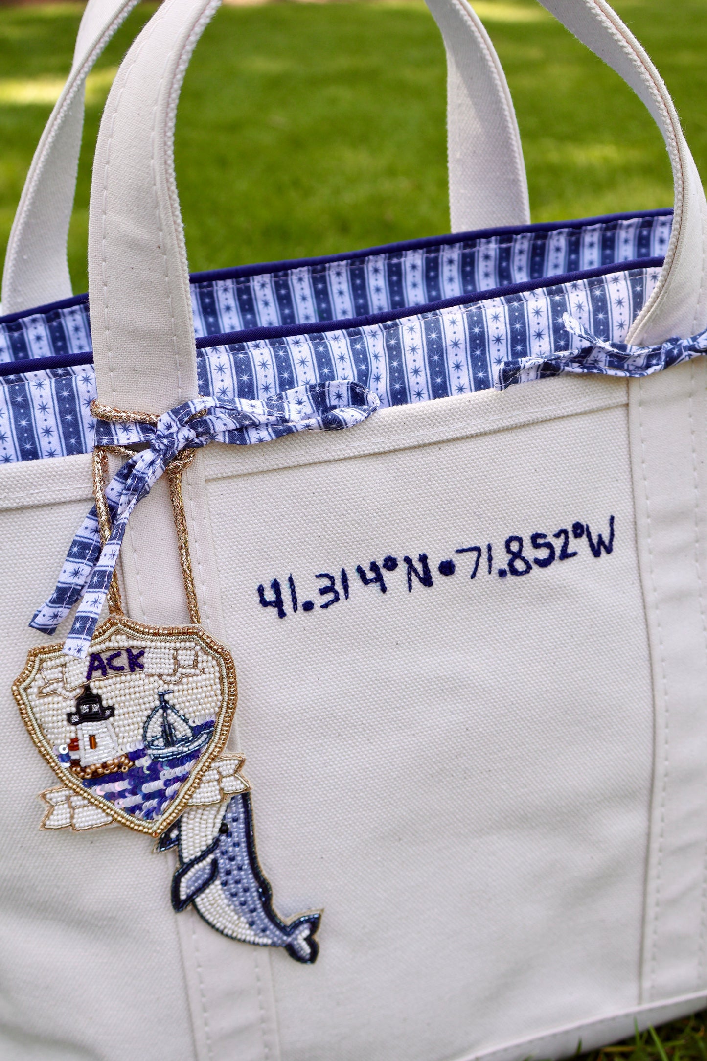 Beth Ladd Collections™️ The ACK Crest Bag Charm