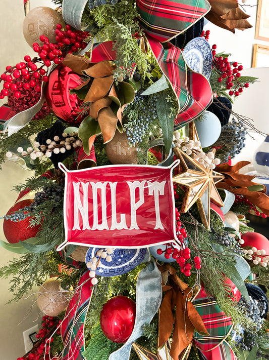 vinyl block print NDLPT tray