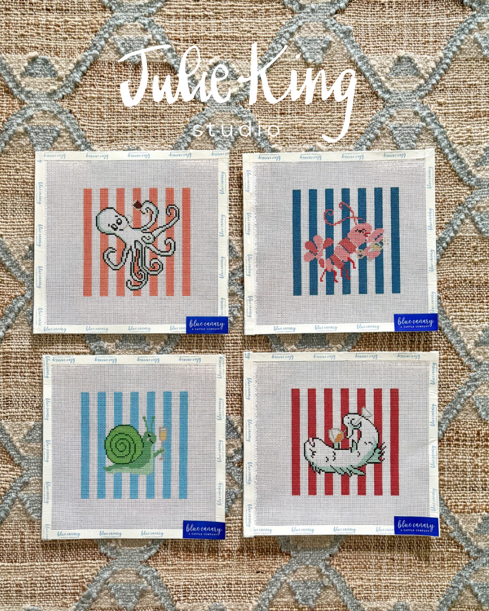 Julie King Studio x Blue Canary party sea creatures