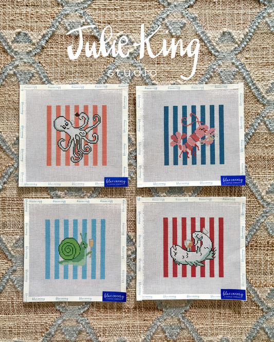 Julie King Studio x Blue Canary party sea creatures