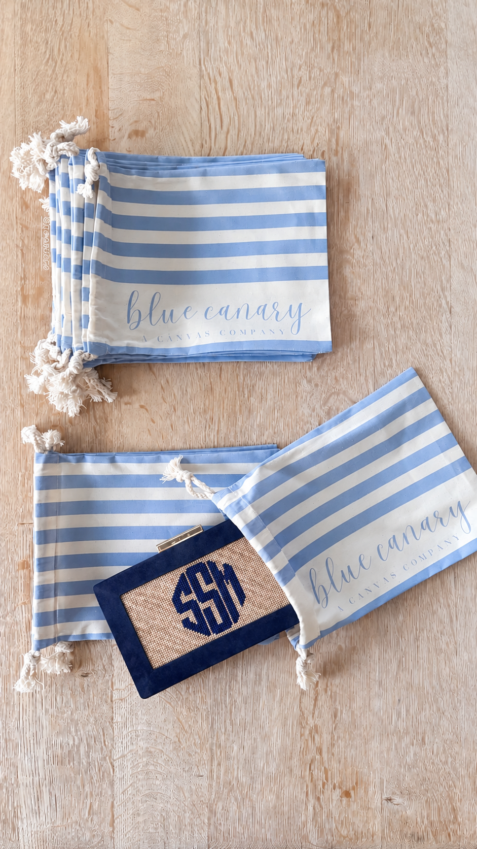 the𝗡𝗗𝗟𝗣𝗧bag™️ suede clutch with painted monogram