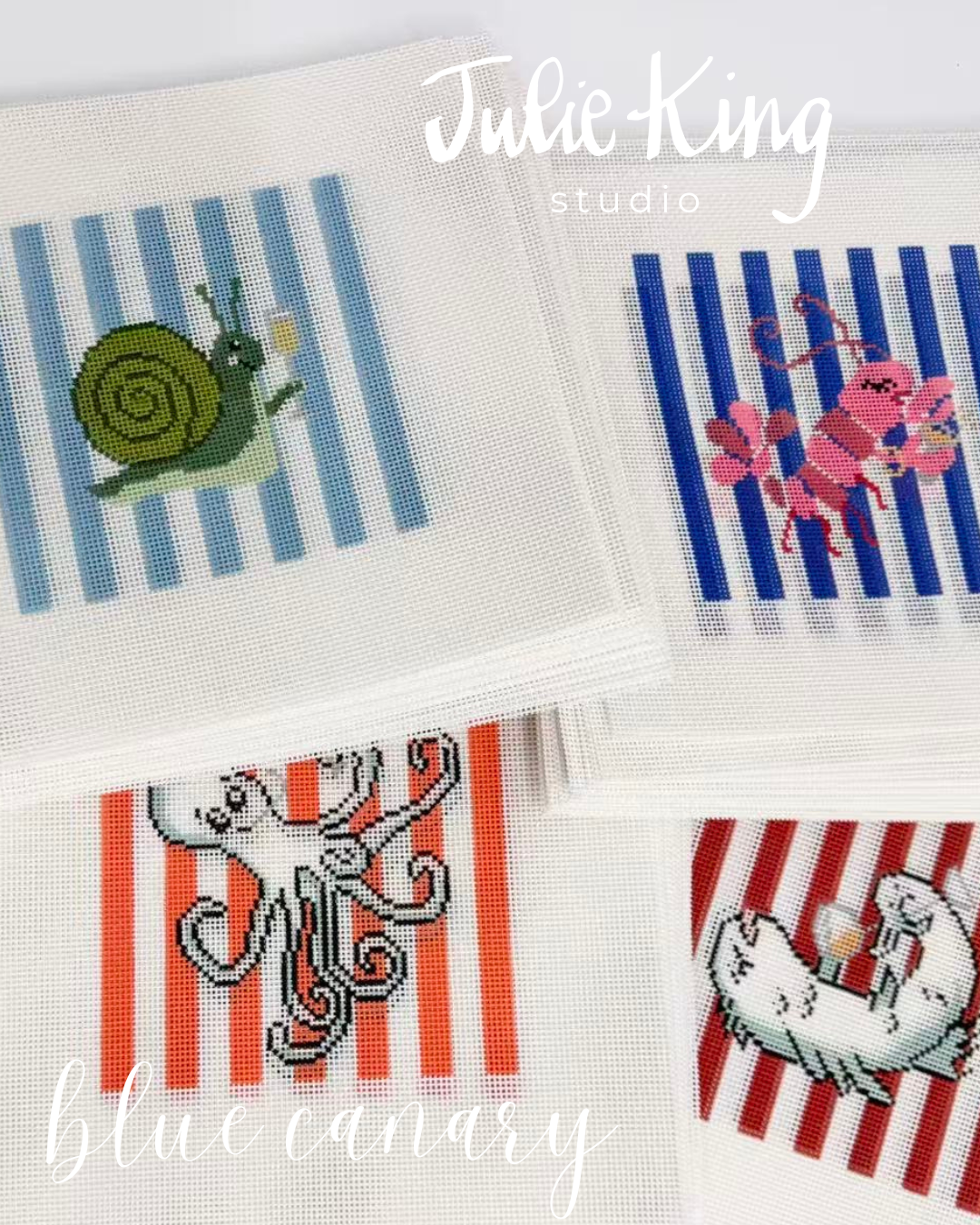 Julie King Studio x Blue Canary party sea creatures