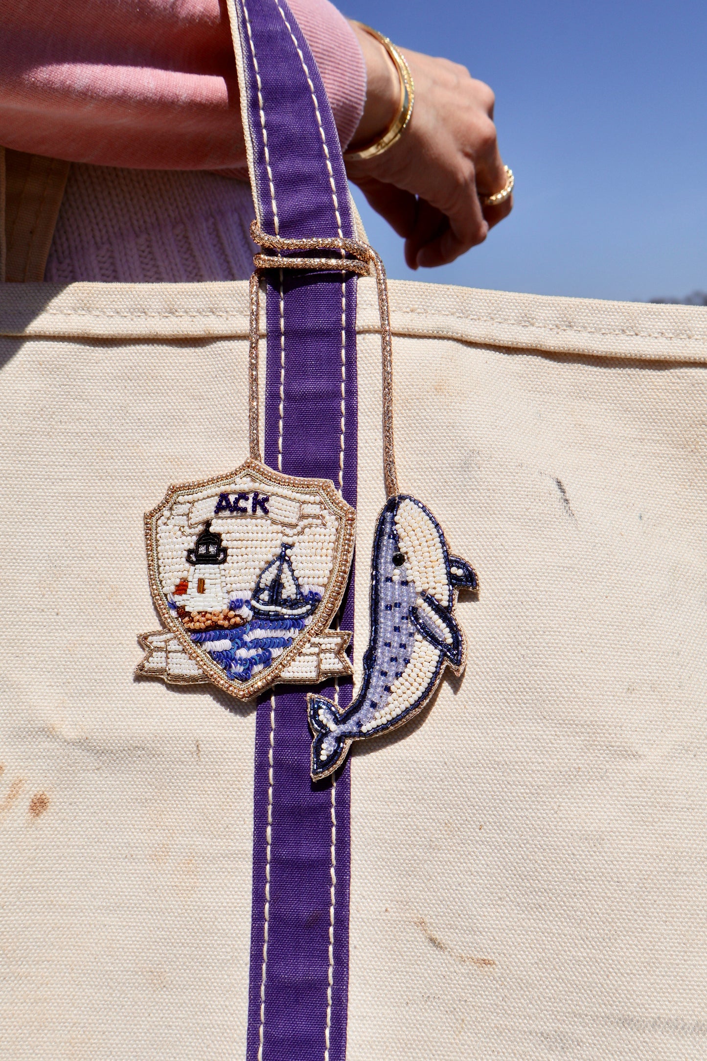 Beth Ladd Collections™️ The ACK Crest Bag Charm