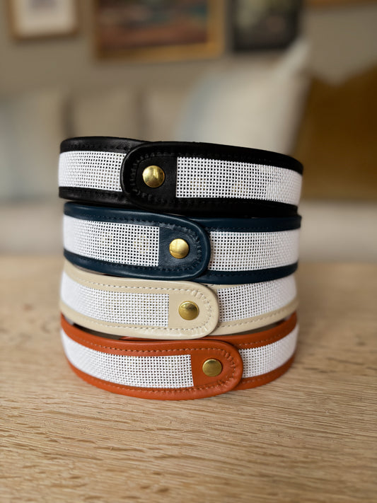 stitchable leather hatband