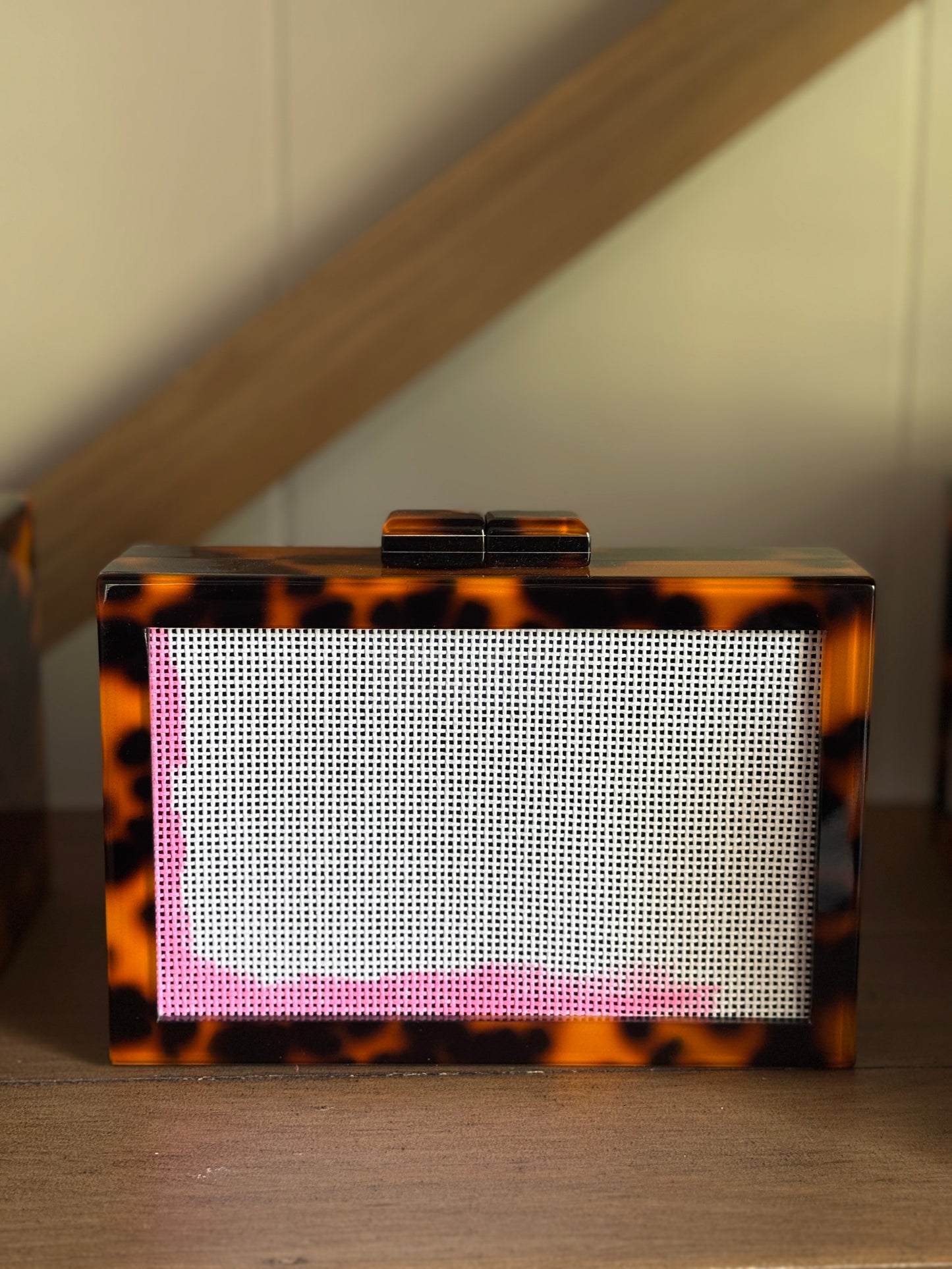 the𝗡𝗗𝗟𝗣𝗧bag™ acrylic clutch PAINTED as-is