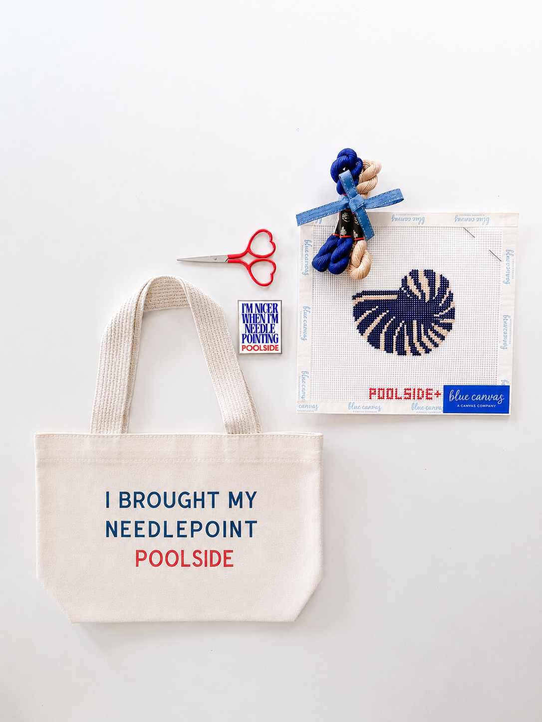 BCC x POOLSIDE needlepoint kit