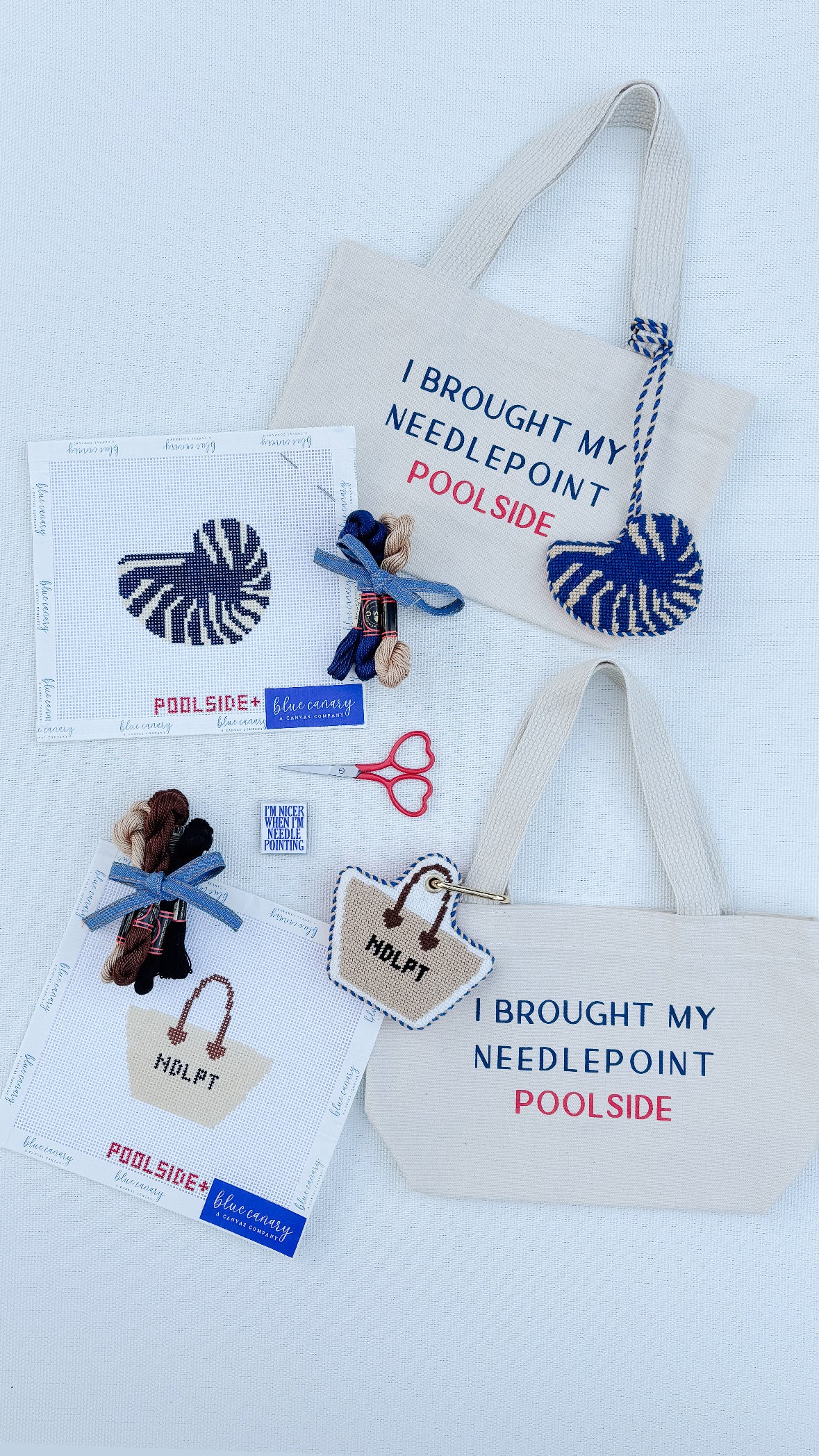 BCC x POOLSIDE needlepoint kit