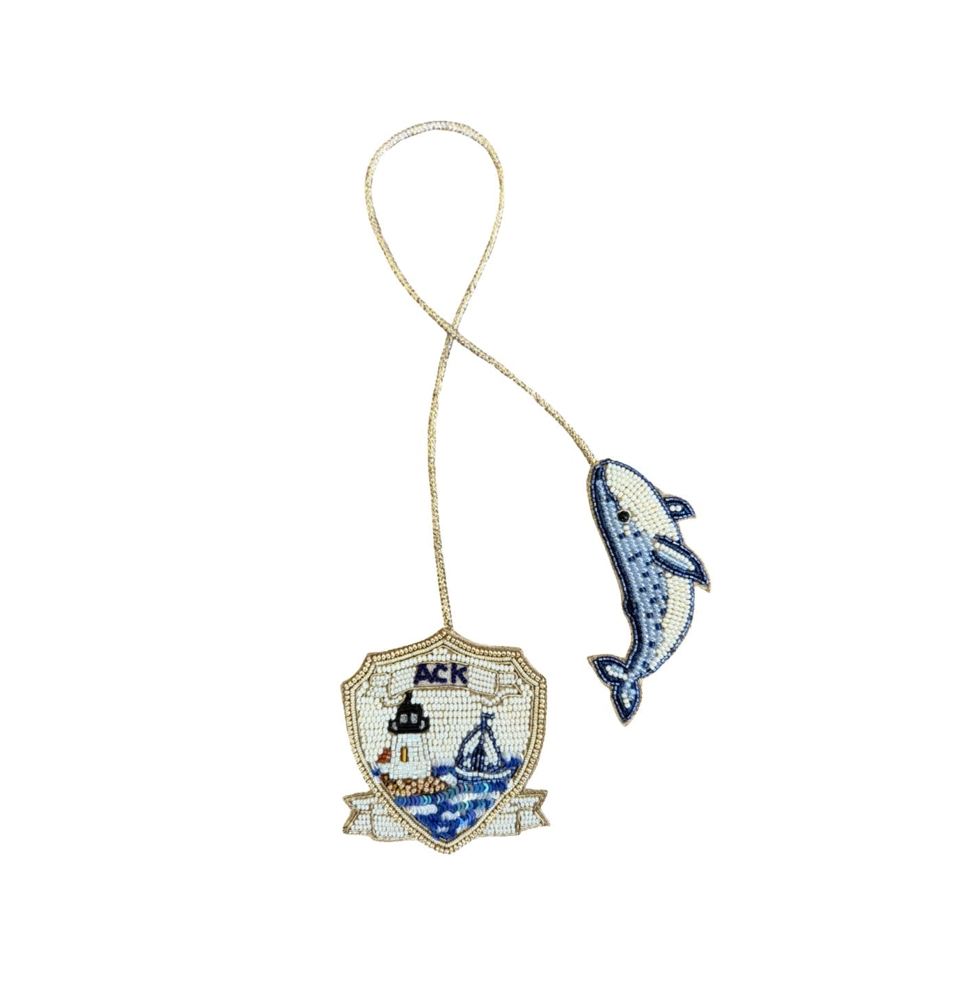 Beth Ladd Collections™️ The ACK Crest Bag Charm