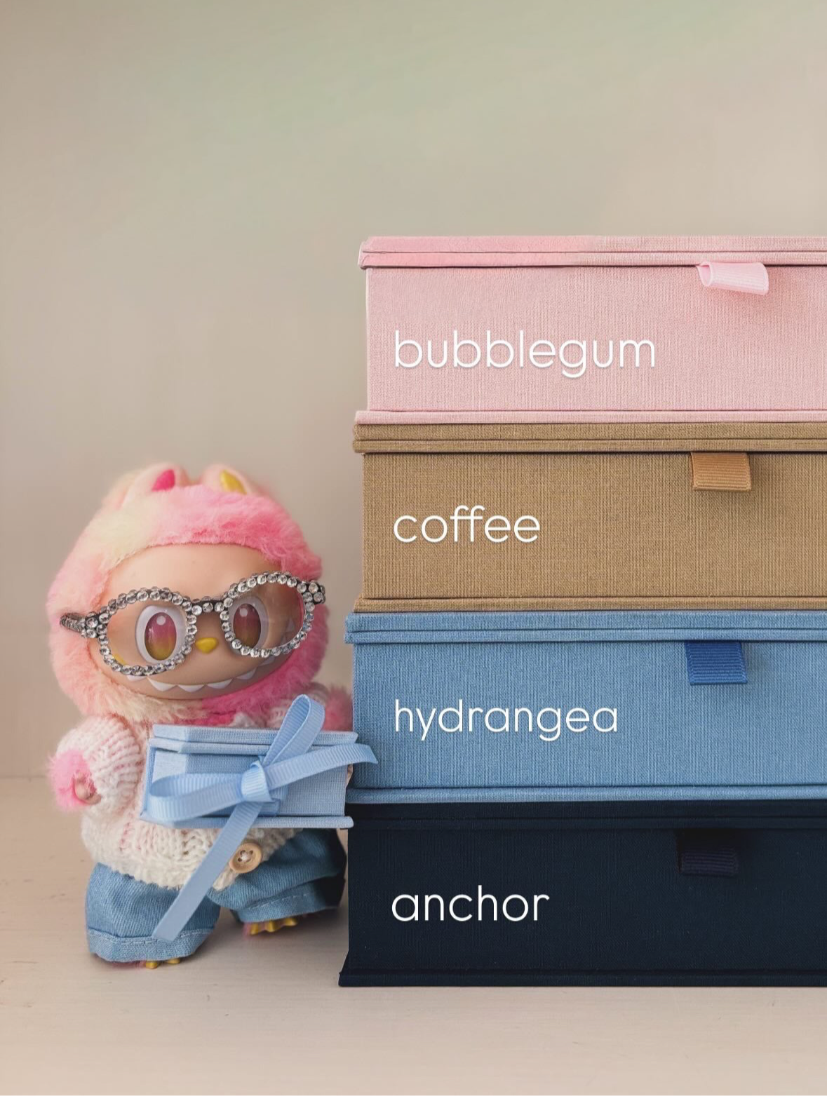 self-finishing Linen Keepsake Box with insert top