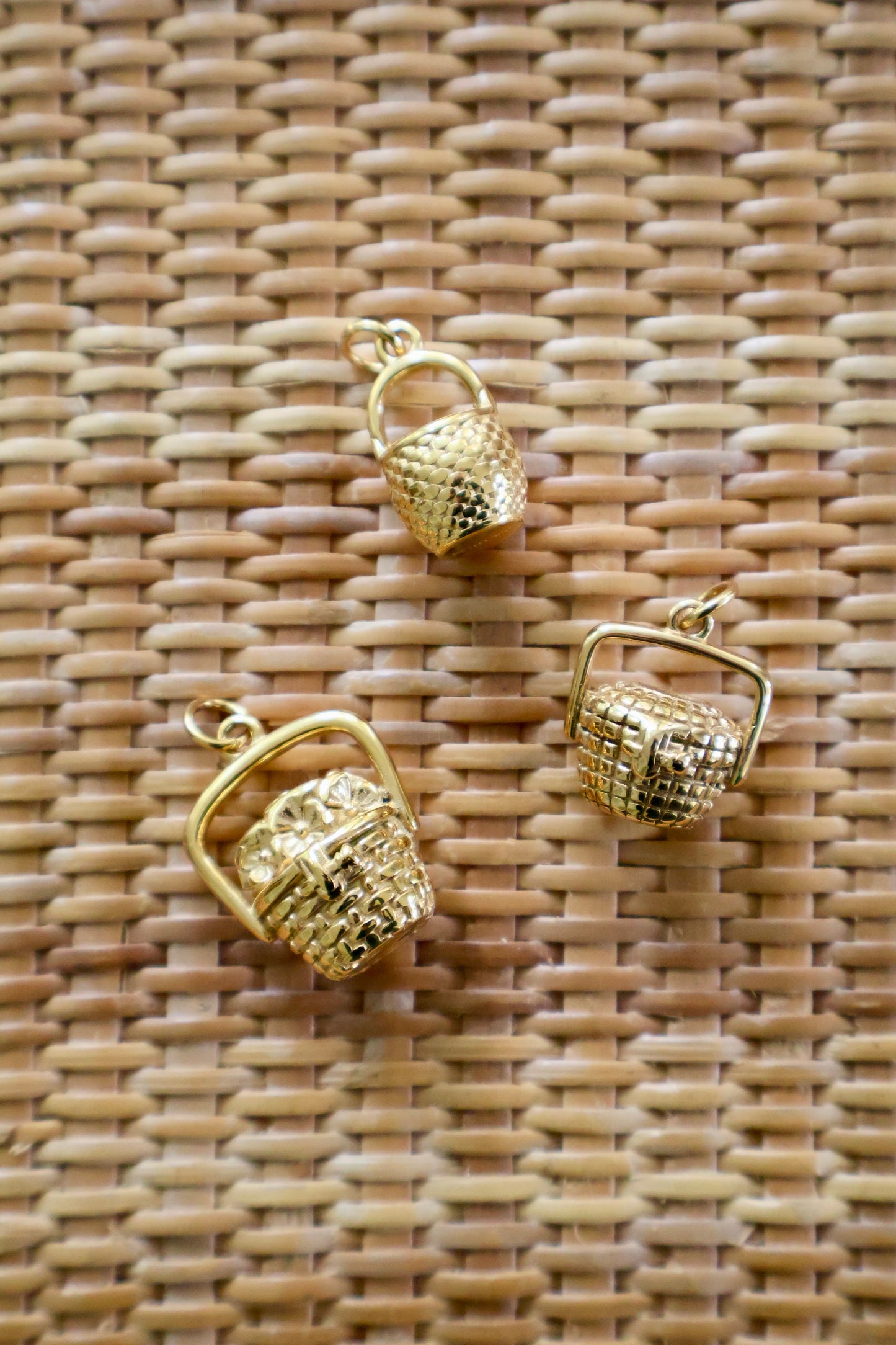 Beth Ladd Collections™️ Nantucket Hydrangea Basket Charm + Necklace