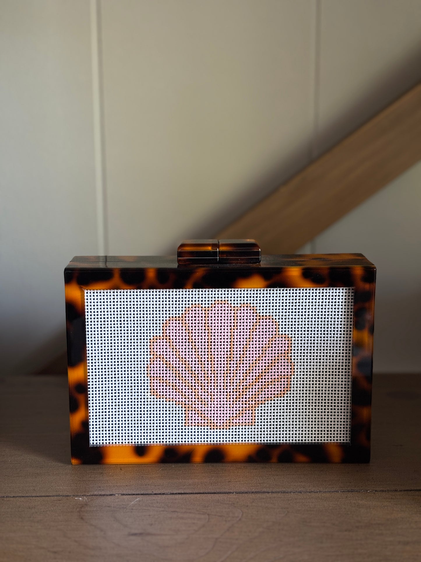 the𝗡𝗗𝗟𝗣𝗧bag™ acrylic clutch PAINTED as-is