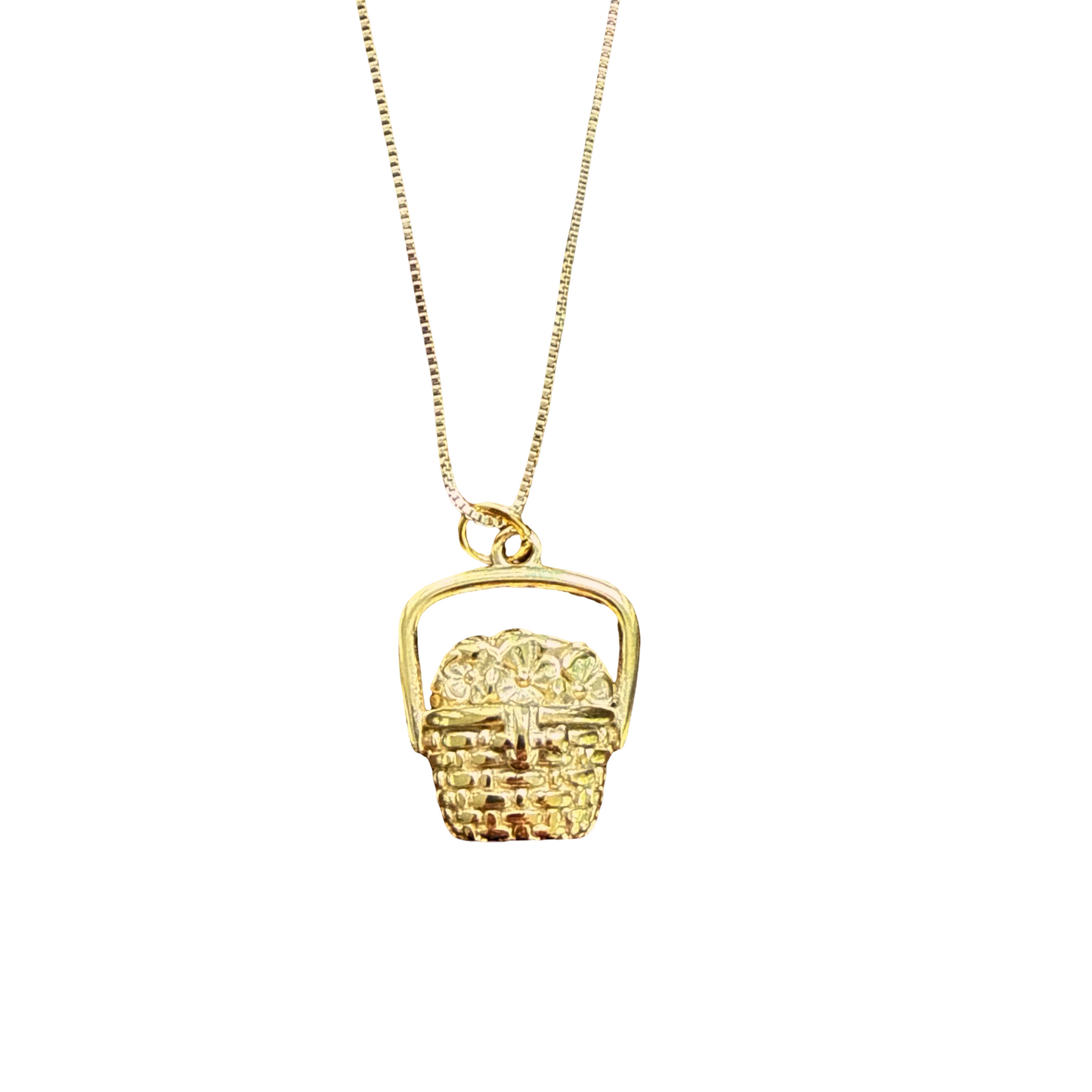Beth Ladd Collections™️ Nantucket Hydrangea Basket Charm + Necklace
